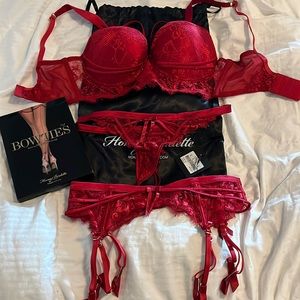 Honey birdette lingirie  red